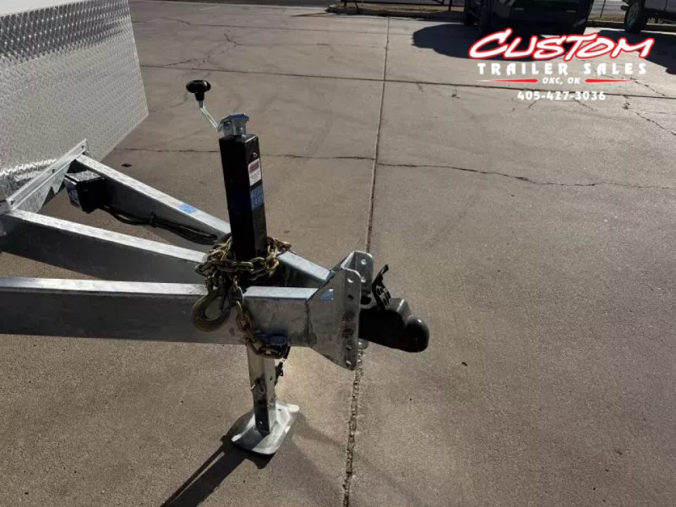 New #002083 2026 CELL TECH TA5 8.5 X 20 TANDEM AXLE ALL STEEL ENCLOSED 14K W/ DOVE TAIL & REAR RAMP DOOR