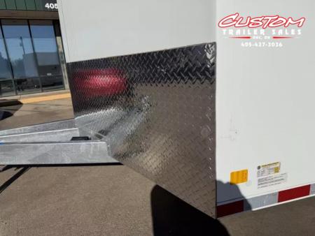 New #002083 2026 CELL TECH TA5 8.5 X 20 TANDEM AXLE ALL STEEL ENCLOSED 14K W/ DOVE TAIL & REAR RAMP DOOR