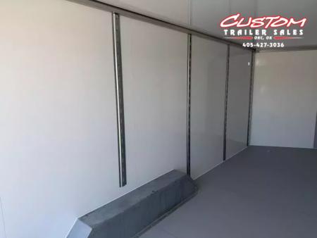 New #002083 2026 CELL TECH TA5 8.5 X 20 TANDEM AXLE ALL STEEL ENCLOSED 14K W/ DOVE TAIL & REAR RAMP DOOR