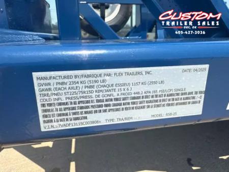 New #003808 2025 Air Tow S8-35 8.5 X 52 DROP DECK TRAILER