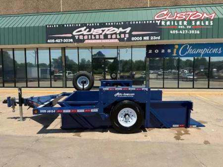 New #004198 2025 Air Tow US12-55 12 X 75 DROP DECK TRAILER