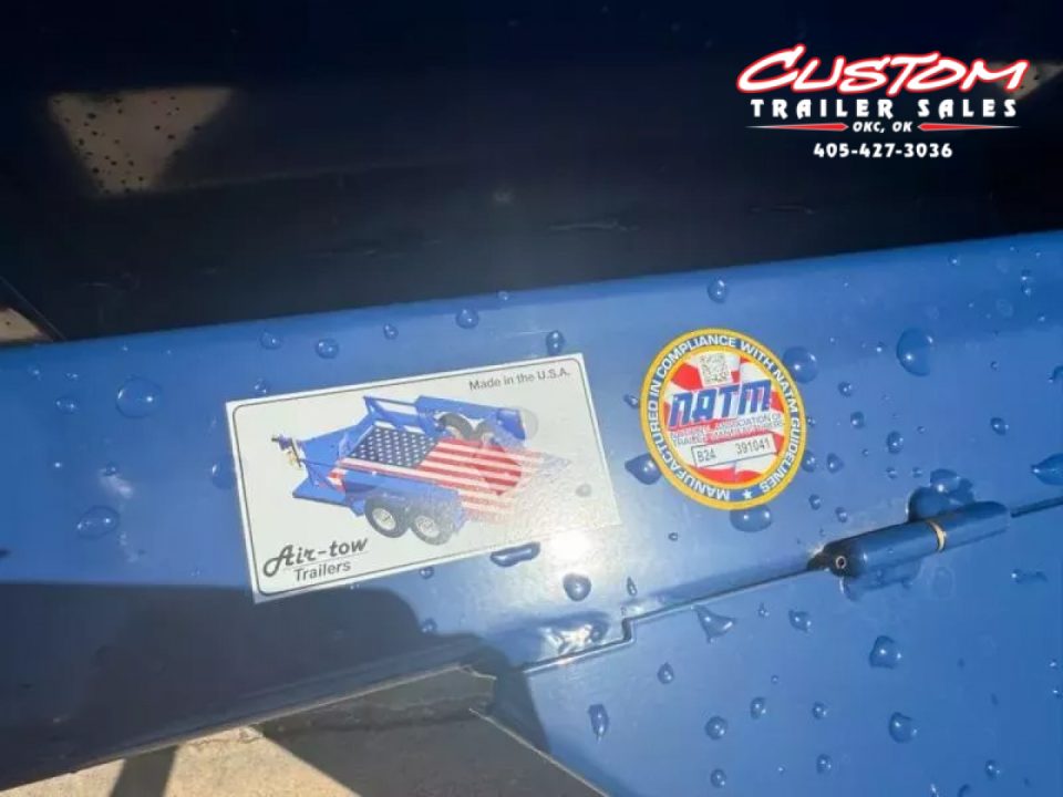 New #004199 2025 Air Tow US12-55 12 X 75 DROP DECK TRAILER