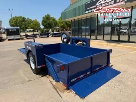 New #004199 2025 Air Tow US12-55 12 X 75 DROP DECK TRAILER
