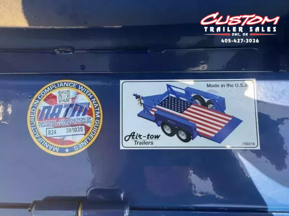 New #004572 2026 Air Tow UT16-14 16 X 75 DROP DECK TRAILER