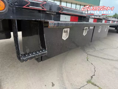 Used #033635 USED 2023 DIAMOND T DTF 40 X 102 DUAL TANDEM 20K STRAIGHT DECK GOOSENECK