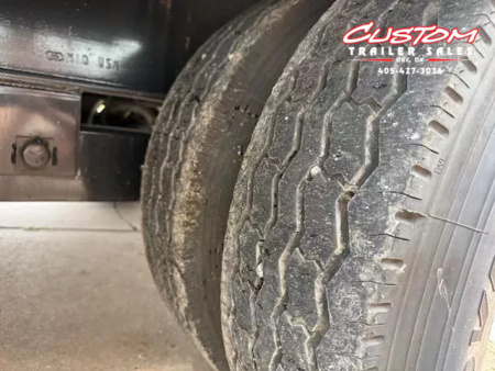 Used #033635 USED 2023 DIAMOND T DTF 40 X 102 DUAL TANDEM 20K STRAIGHT DECK GOOSENECK