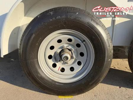 New #035277 2025 DIAMOND T TA3 6.8 X 16 TANDEM AXLE 10K ALL STEEL ENCLOSED TRAILER W/ REAR RAMP DOOR