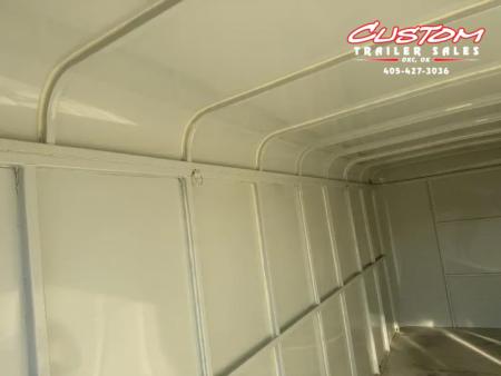 New #035277 2025 DIAMOND T TA3 6.8 X 16 TANDEM AXLE 10K ALL STEEL ENCLOSED TRAILER W/ REAR RAMP DOOR