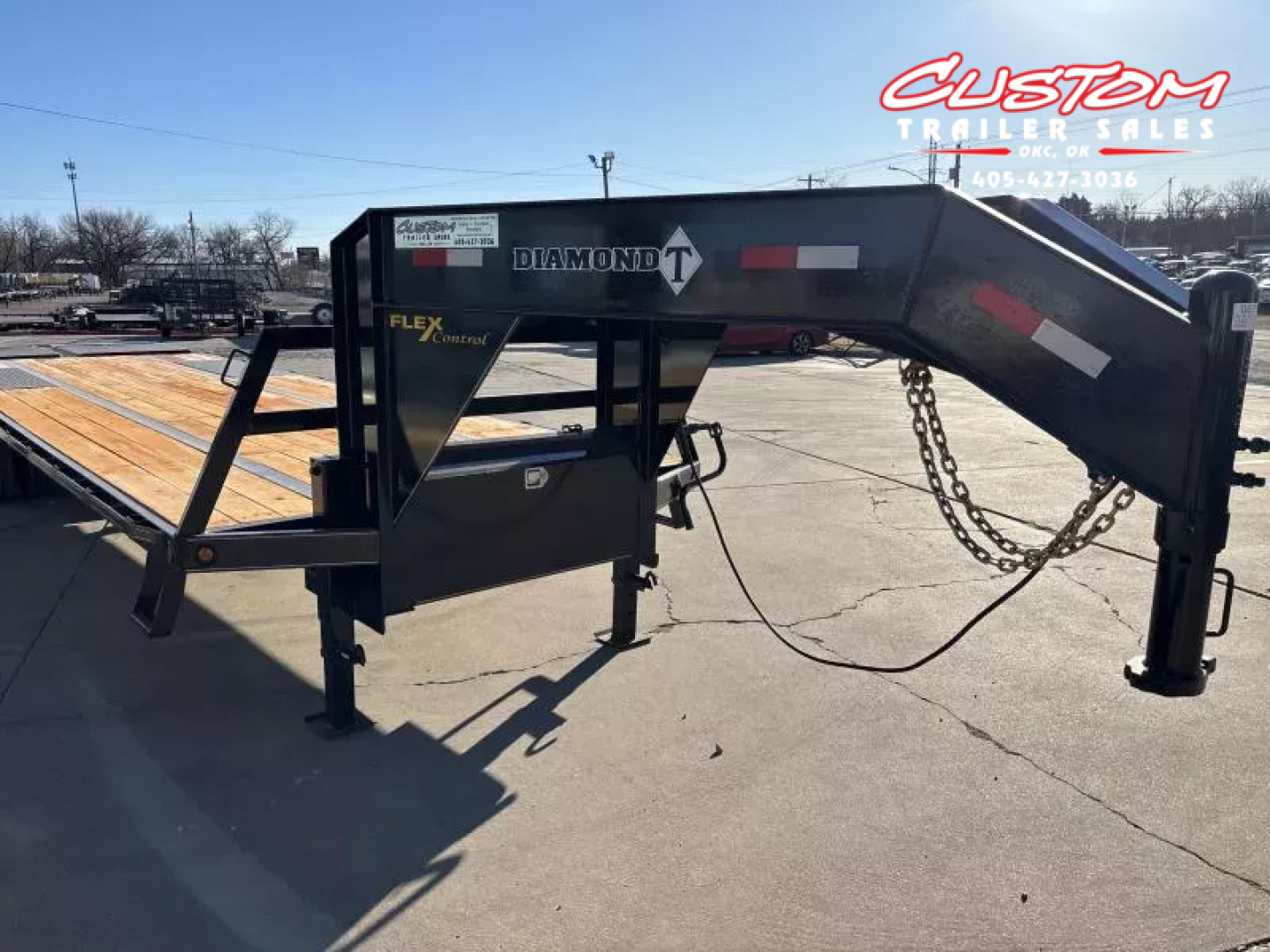 New 2026 Diamond T DTF 30 X 102 DUAL TANDEM 20K FLAT BED GOOSENECK W/ MAXX RAMPS Flatbed Trailer