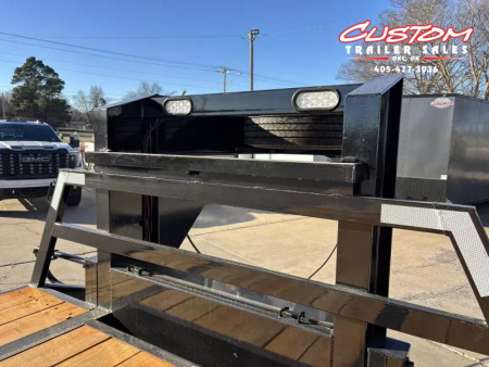 New 2026 Diamond T DTF 30 X 102 DUAL TANDEM 20K FLAT BED GOOSENECK W/ MAXX RAMPS Flatbed Trailer