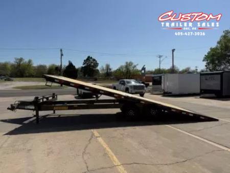 New #037295 2026 DIAMOND T DO140TD 24 X 102 BUMPER PULL 14K DECKOVER TILT TRAILER W/ SPARE