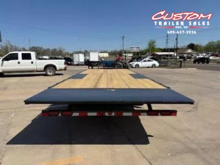 New #037295 2026 DIAMOND T DO140TD 24 X 102 BUMPER PULL 14K DECKOVER TILT TRAILER W/ SPARE