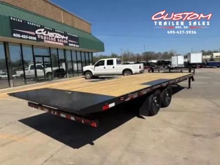 New #037295 2026 DIAMOND T DO140TD 24 X 102 BUMPER PULL 14K DECKOVER TILT TRAILER W/ SPARE