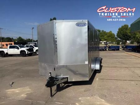 New #054487 2026 FOREST RIVER TA3 7 X 16 TANDEM AXLE 10K ENCLOSED W/ REAR RAMP DOOR