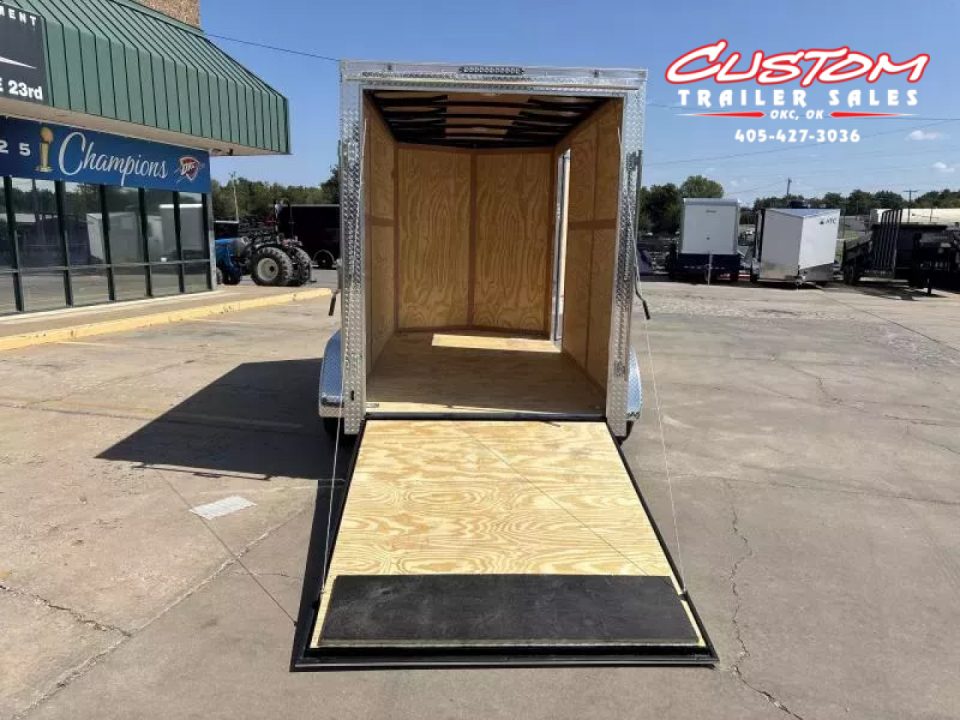 New #054966 2026 FOREST RIVER TA2 6 X 12 TANDEM AXLE 7K ENCLOSED W/ REAR RAMP DOOR