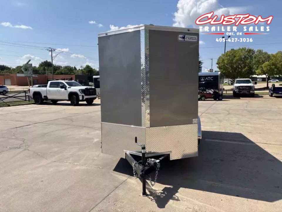 New #054966 2026 FOREST RIVER TA2 6 X 12 TANDEM AXLE 7K ENCLOSED W/ REAR RAMP DOOR