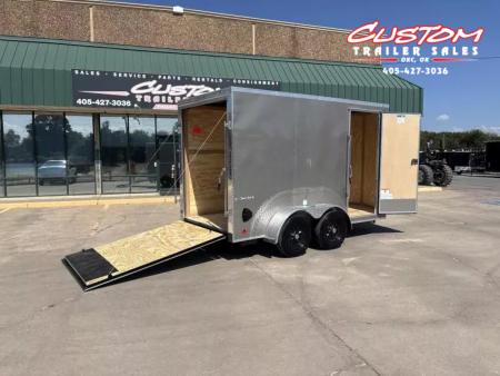 New #054966 2026 FOREST RIVER TA2 6 X 12 TANDEM AXLE 7K ENCLOSED W/ REAR RAMP DOOR