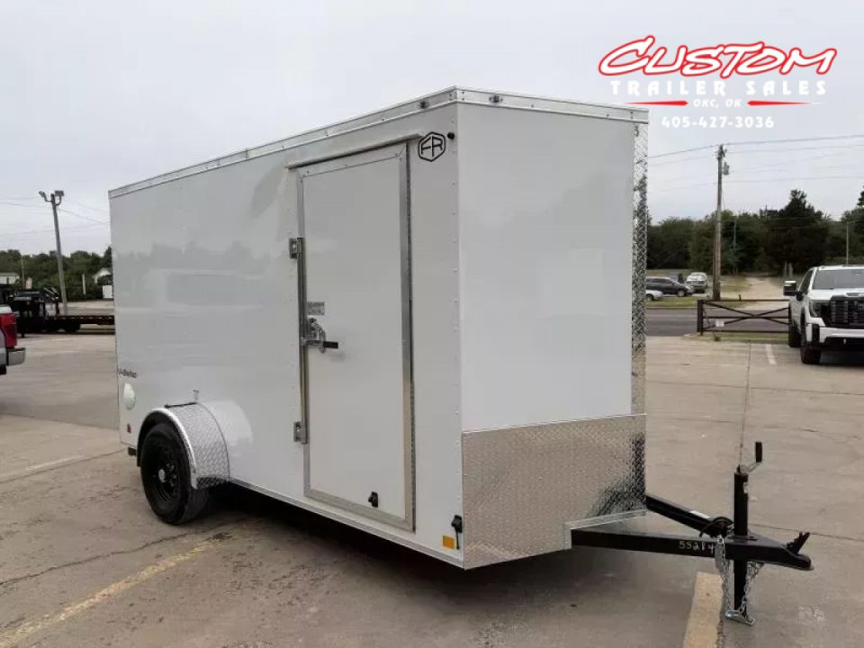 New #055207 2026 FOREST RIVER SA 6 X 12 SINGLE AXLE 3K ENCLOSED W/ REAR RAMP DOOR