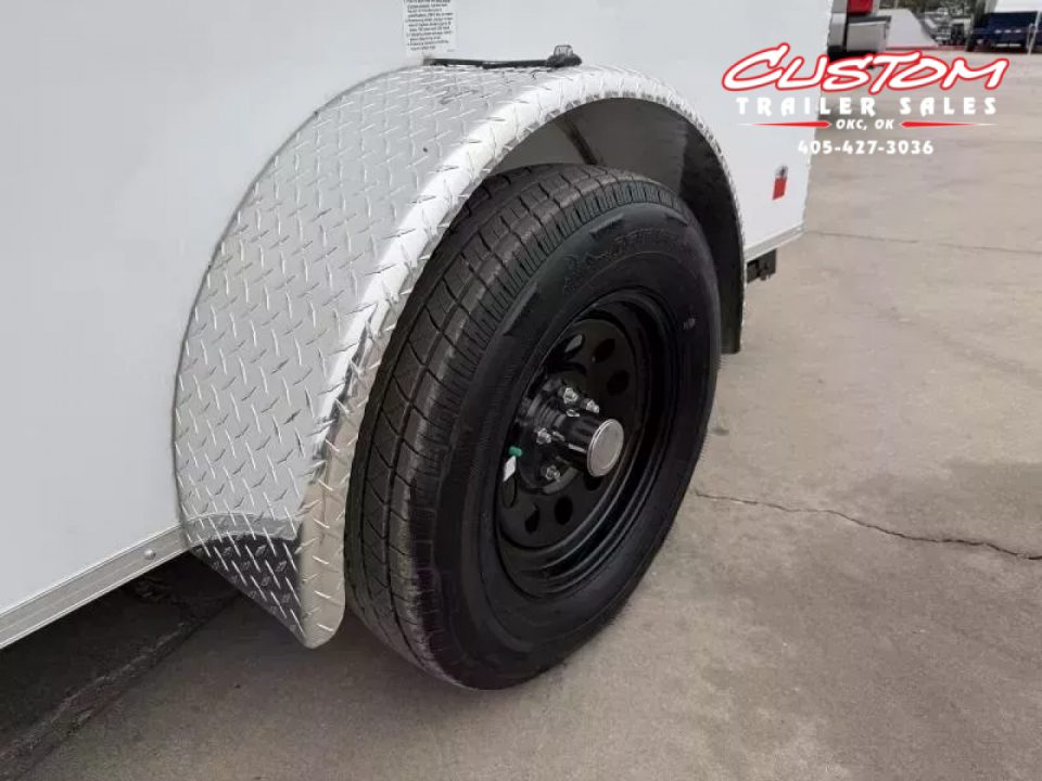 New #055207 2026 FOREST RIVER SA 6 X 12 SINGLE AXLE 3K ENCLOSED W/ REAR RAMP DOOR