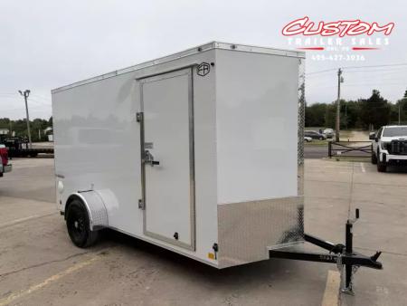 New #055207 2026 FOREST RIVER SA 6 X 12 SINGLE AXLE 3K ENCLOSED W/ REAR RAMP DOOR
