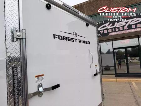 New #055207 2026 FOREST RIVER SA 6 X 12 SINGLE AXLE 3K ENCLOSED W/ REAR RAMP DOOR