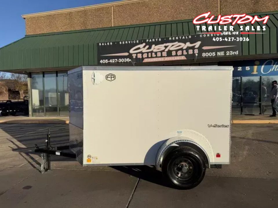 New #055219 2026 FOREST RIVER SA 5 X 8 SINGLE AXLE 3K ENCLOSED W/ REAR RAMP DOOR