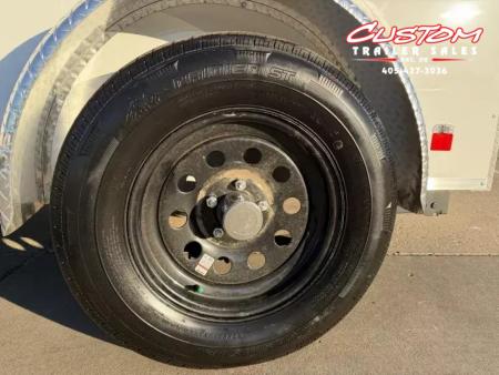 New #055219 2026 FOREST RIVER SA 5 X 8 SINGLE AXLE 3K ENCLOSED W/ REAR RAMP DOOR