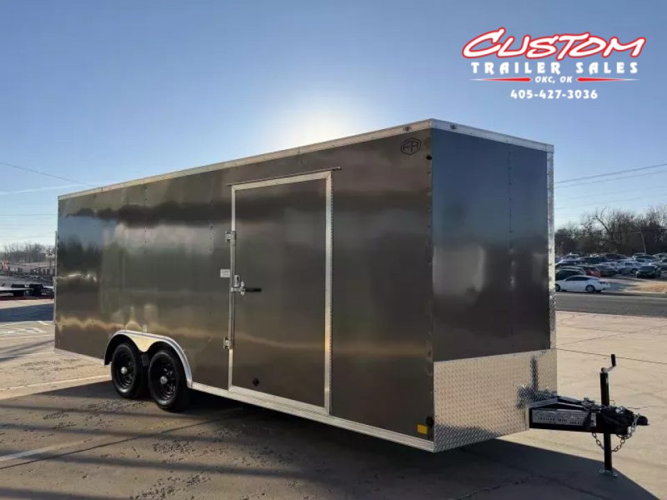 New #055540 2026 FOREST RIVER TA3 8.5 X 20 TANDEM AXLE 10K ENCLOSED W/ REAR RAMP DOOR