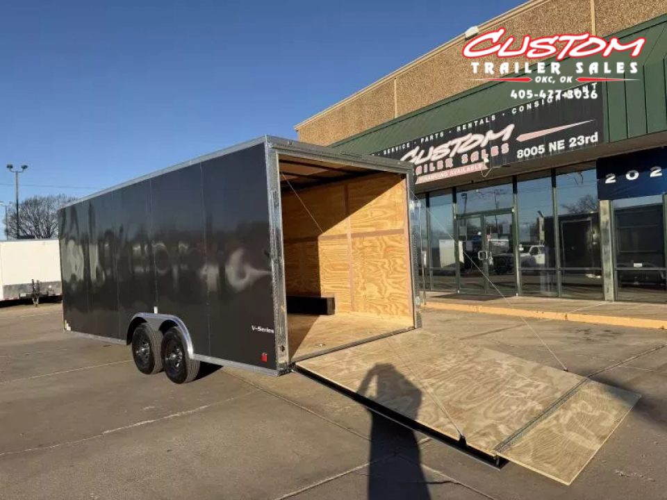 New #055540 2026 FOREST RIVER TA3 8.5 X 20 TANDEM AXLE 10K ENCLOSED W/ REAR RAMP DOOR