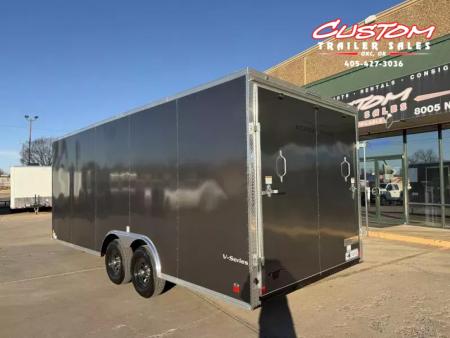 New #055540 2026 FOREST RIVER TA3 8.5 X 20 TANDEM AXLE 10K ENCLOSED W/ REAR RAMP DOOR