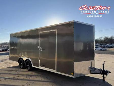 New #055540 2026 FOREST RIVER TA3 8.5 X 20 TANDEM AXLE 10K ENCLOSED W/ REAR RAMP DOOR