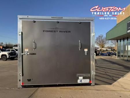 New #055540 2026 FOREST RIVER TA3 8.5 X 20 TANDEM AXLE 10K ENCLOSED W/ REAR RAMP DOOR