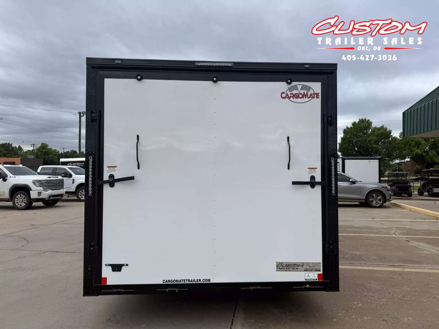 New #096543 2025 FOREST RIVER TA3 8.5 X 24 TANDEM AXLE 10K ENCLOSED W/ REAR RAMP DOOR