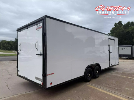 New #096543 2025 FOREST RIVER TA3 8.5 X 24 TANDEM AXLE 10K ENCLOSED W/ REAR RAMP DOOR
