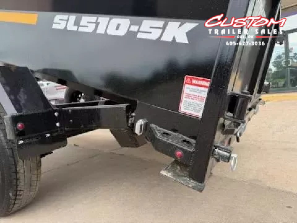 New #131224 2026 SOUTHLAND SL510 5 X 10 SINGLE AXLE 5K BUMPER PULL DUMP W/ SPARE TIRE