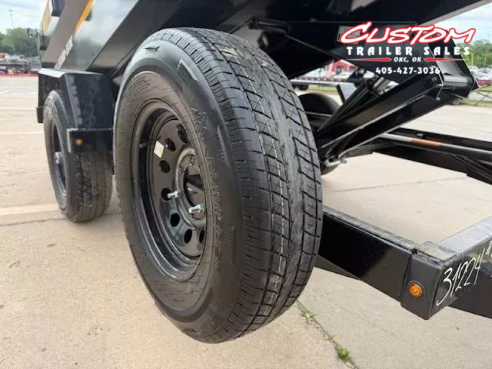 New #131224 2026 SOUTHLAND SL510 5 X 10 SINGLE AXLE 5K BUMPER PULL DUMP W/ SPARE TIRE