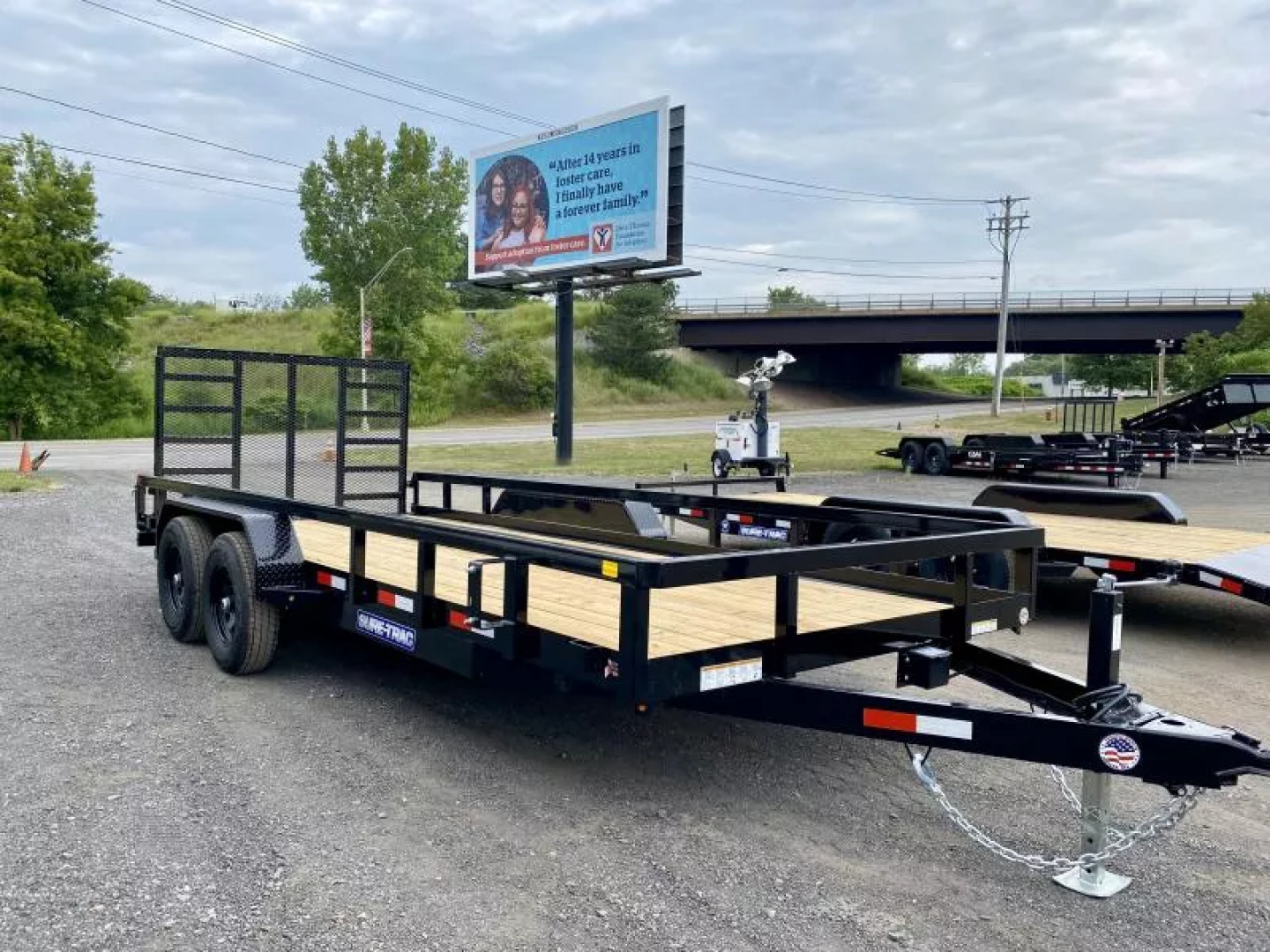 New 2026 Sure-Trac 7X18 Utility Trailer 10K