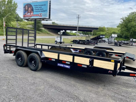New 2026 Sure-Trac 7X18 Utility Trailer 10K