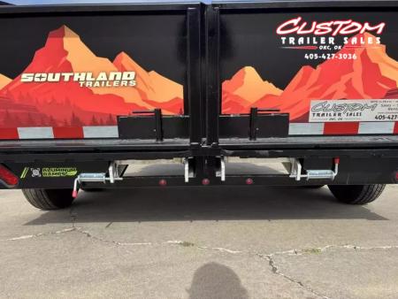 New #141143 2026 SOUTHLAND SL714-16KHD 14 X 83 TANDEM AXLE 16K BUMPER PULL DUMP W/ HYD. JACK & SPARE