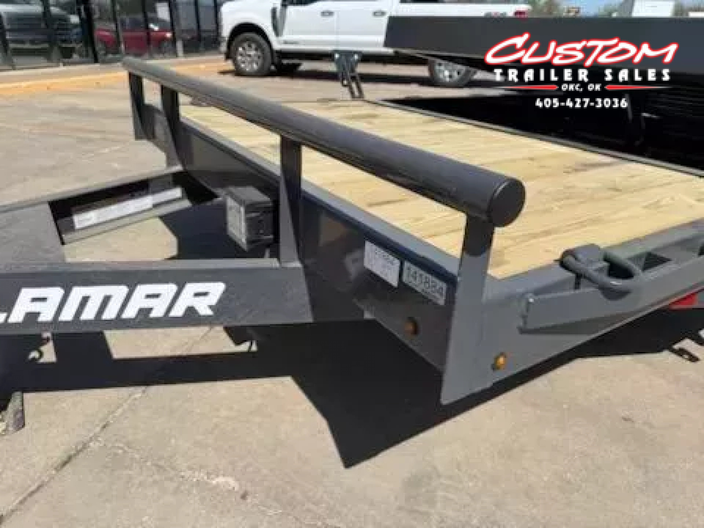 New #141586 2025 LAMAR TD 20 X 83 TANDEM AXLE 14K EQUIPMENT TILT TRAILER