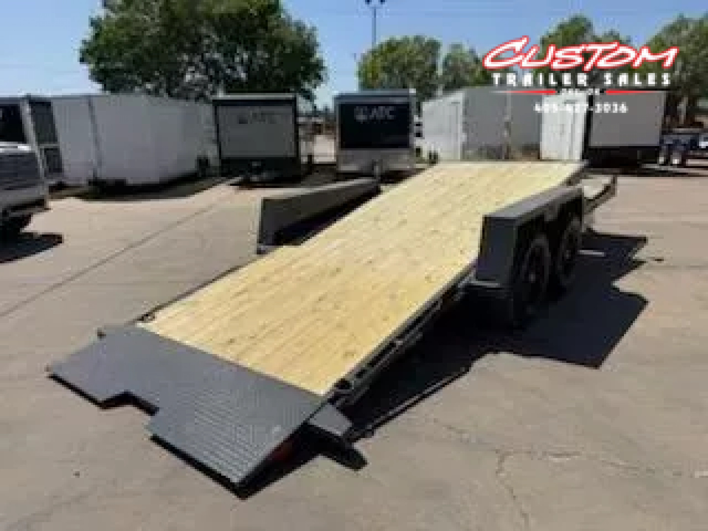 New #141586 2025 LAMAR TD 20 X 83 TANDEM AXLE 14K EQUIPMENT TILT TRAILER