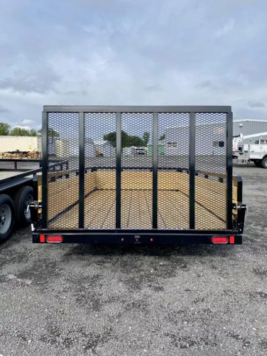 New 2026 Sure-Trac 7X12 Tube Top 3 Board Side Utility Trailer