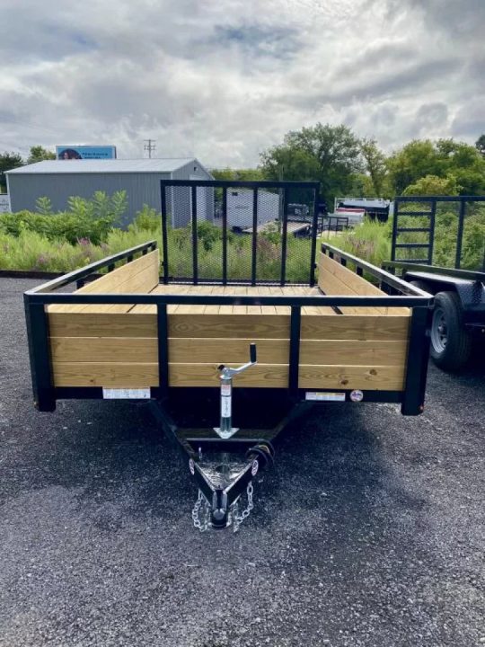 New 2026 Sure-Trac 7X12 Tube Top 3 Board Side Utility Trailer