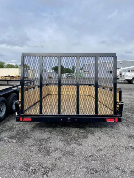 New 2026 Sure-Trac 7X12 Tube Top 3 Board Side Utility Trailer