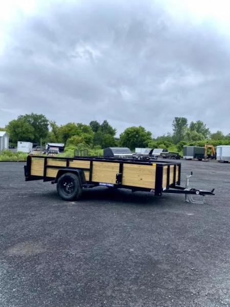 New 2026 Sure-Trac 7X12 Tube Top 3 Board Side Utility Trailer