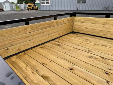 New 2026 Sure-Trac 7X12 Tube Top 3 Board Side Utility Trailer