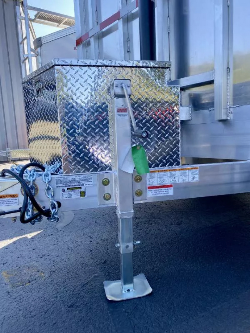 New 2026 Mission Aluminum 7x14 48" Tall Sides Dump Trailer 14K