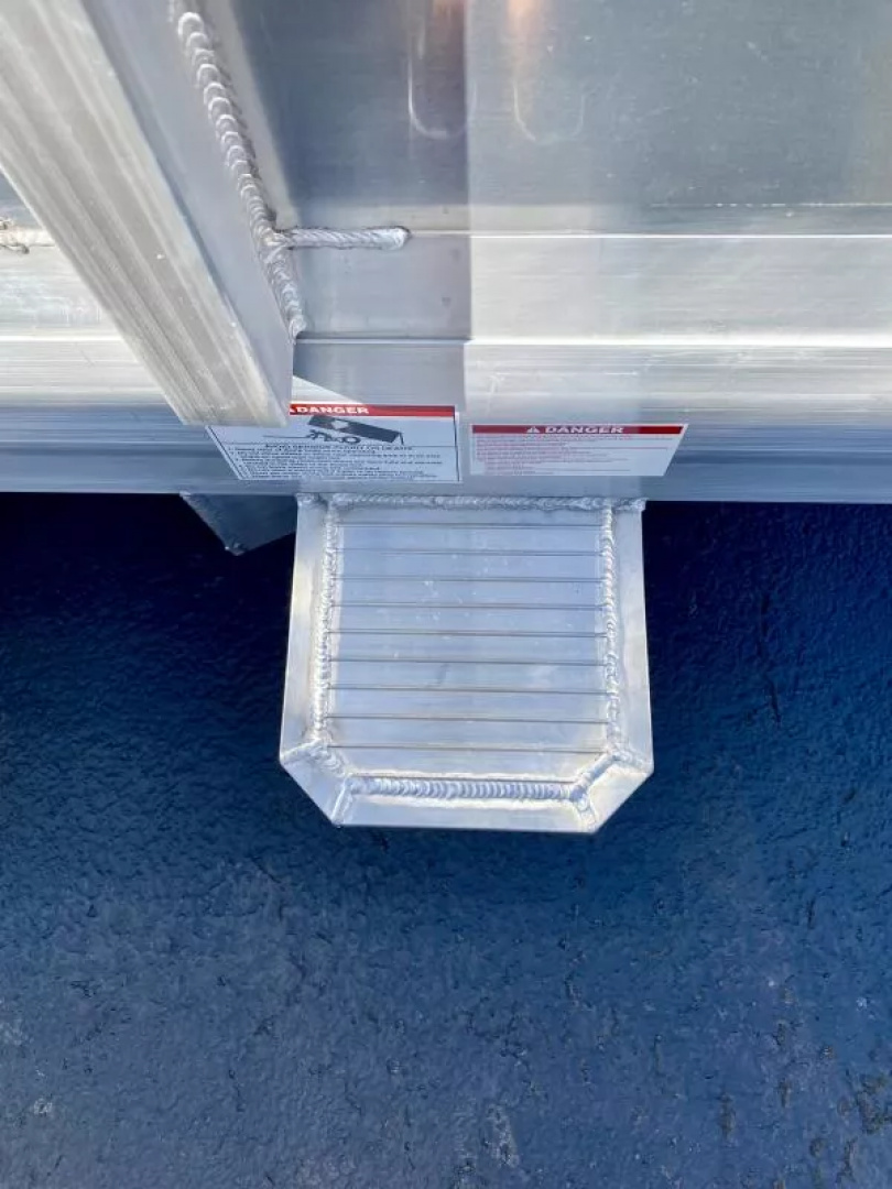 New 2026 Mission Aluminum 7x14 48" Tall Sides Dump Trailer 14K