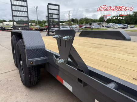 New #143412 2025 LAMAR H6 20 X 83 TANDEM AXLE 14K EQUIPMENT HAULER W/ STAND UP RAMPS