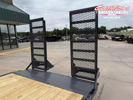 New #143412 2025 LAMAR H6 20 X 83 TANDEM AXLE 14K EQUIPMENT HAULER W/ STAND UP RAMPS